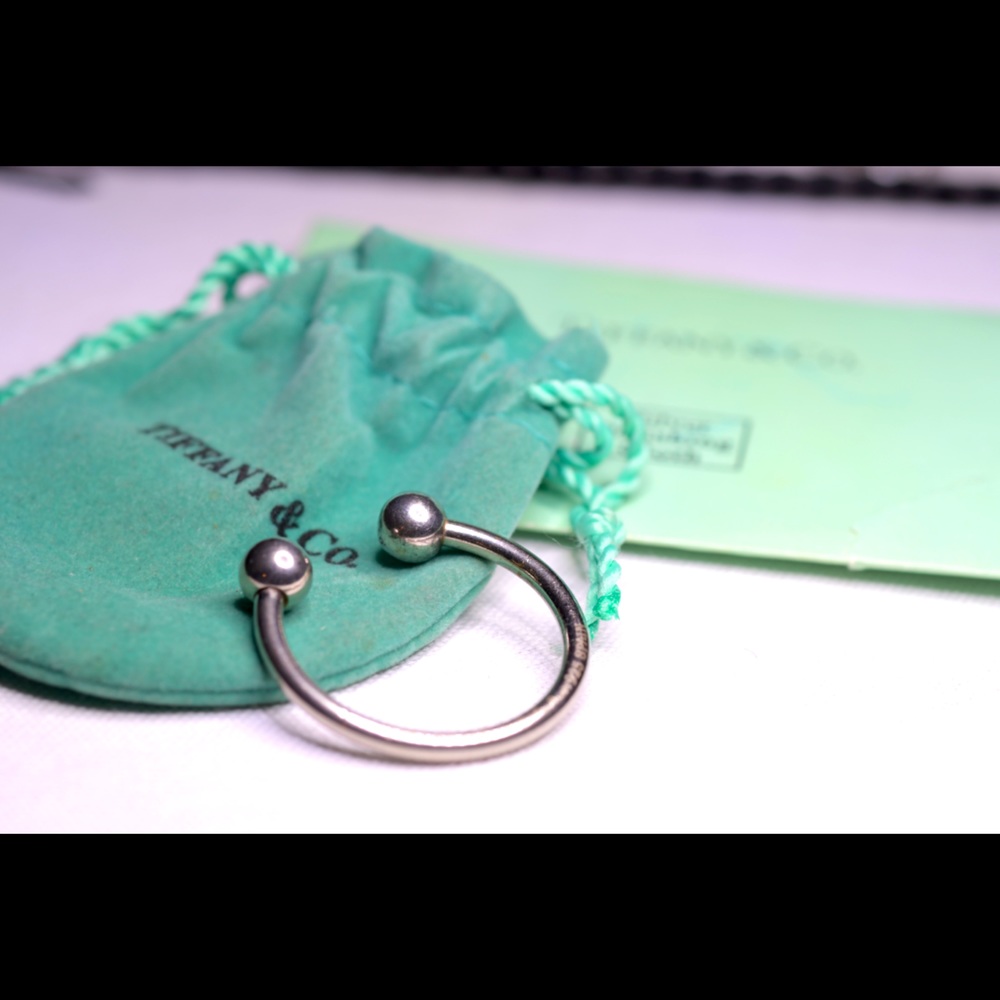 Sterling silver Tiffany key ring
